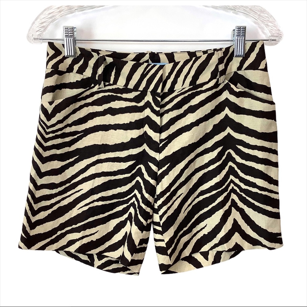 NWT Antonio Melani Linen/Silk Maxine Fit Shorts 2